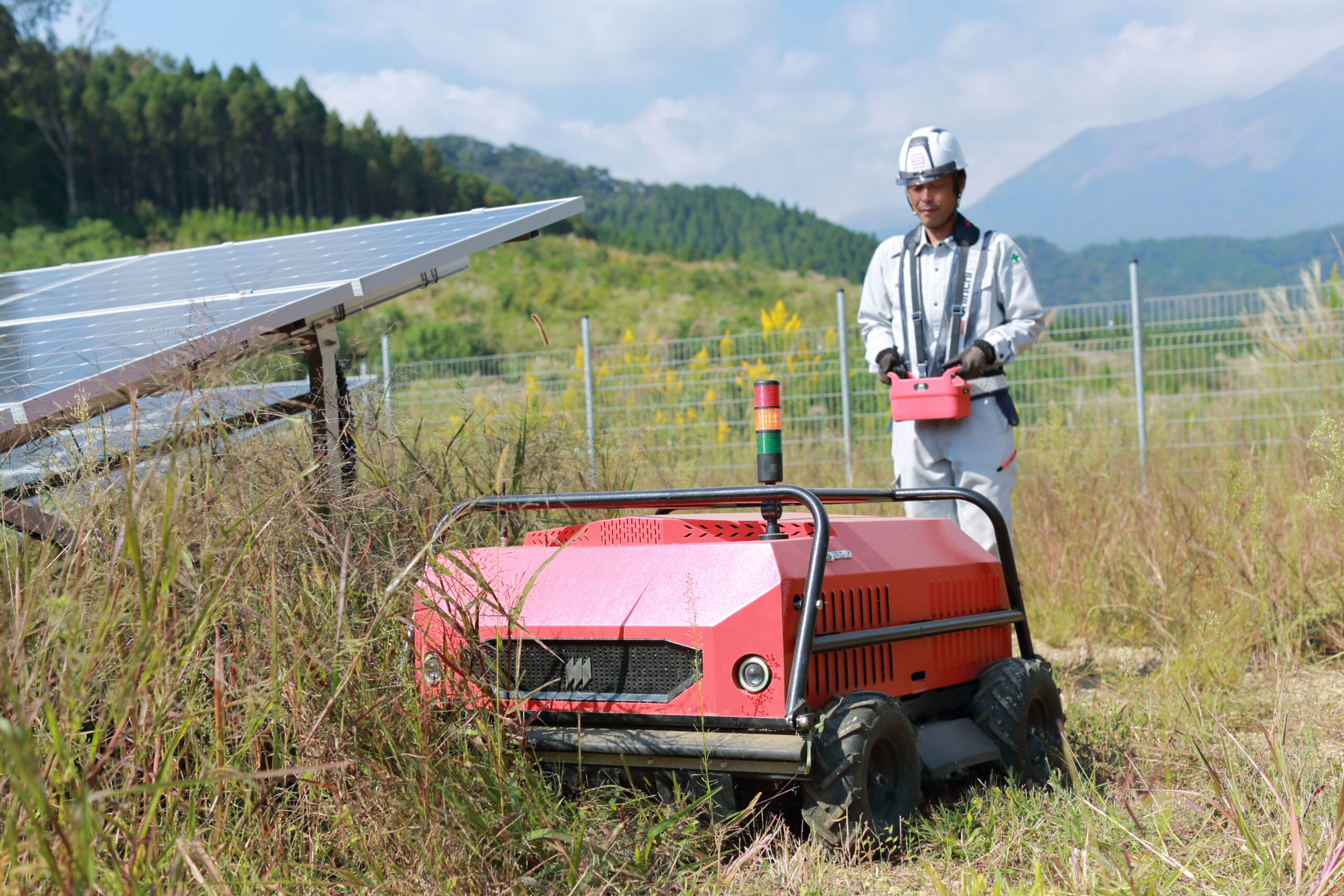remote controlled lawn mower