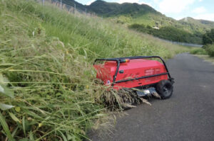 self-propelled lawn mower
