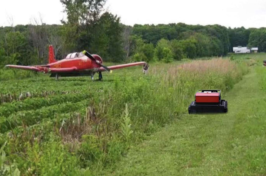 industrial lawn mower for airport