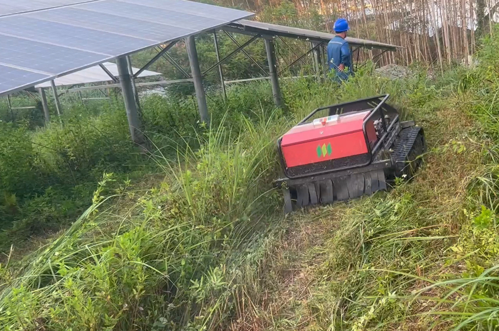 remote control slope lawn mower
