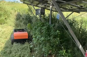 remote control slope mower