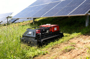 remote control slope mower