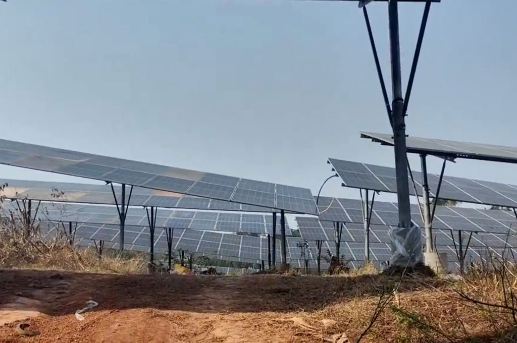 slope solar farm