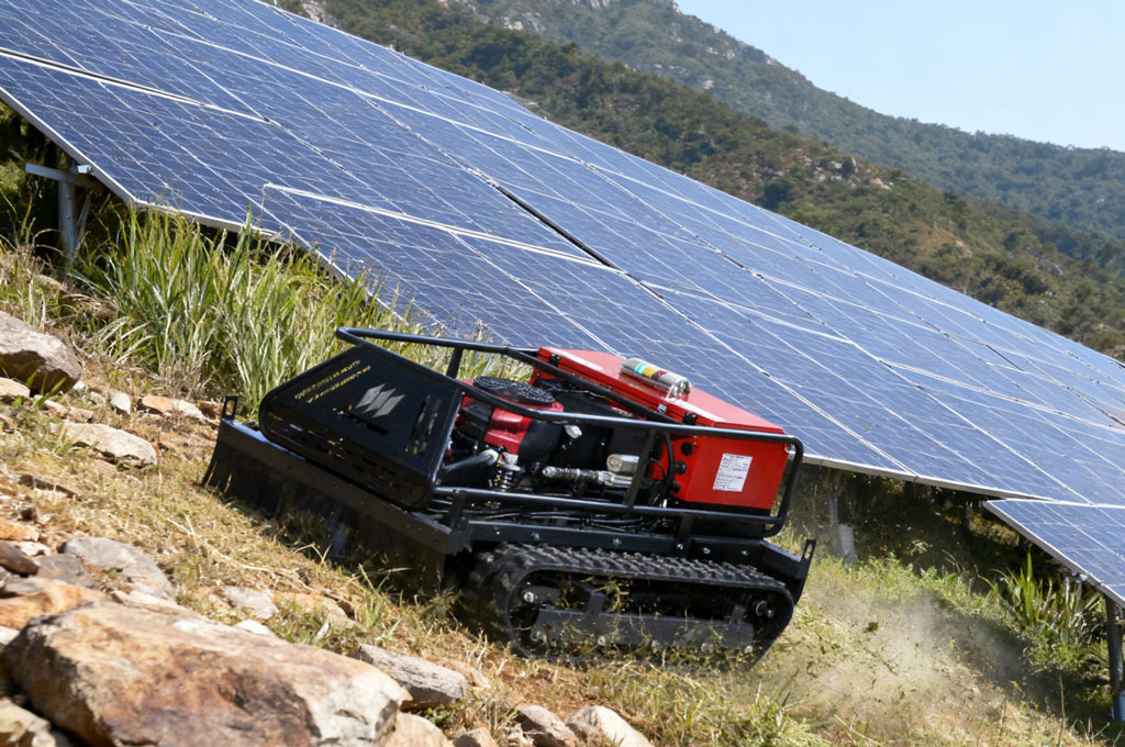 slope hillside lawn mower