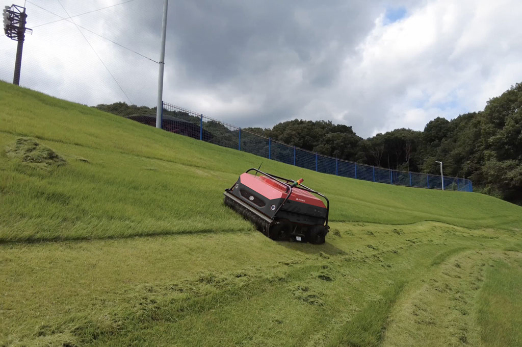 slope mower