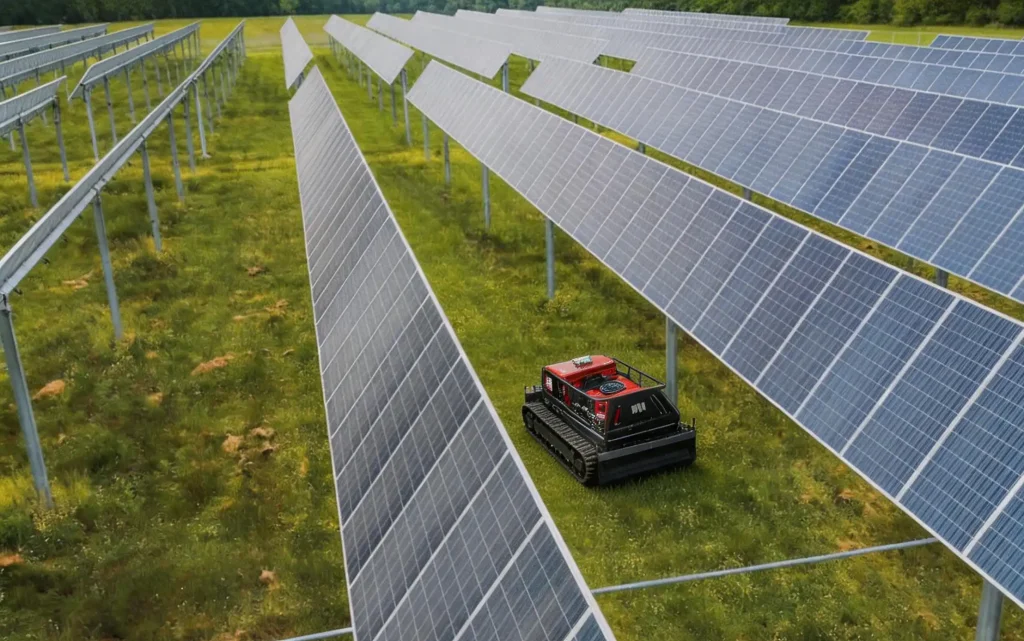 solar farm mower