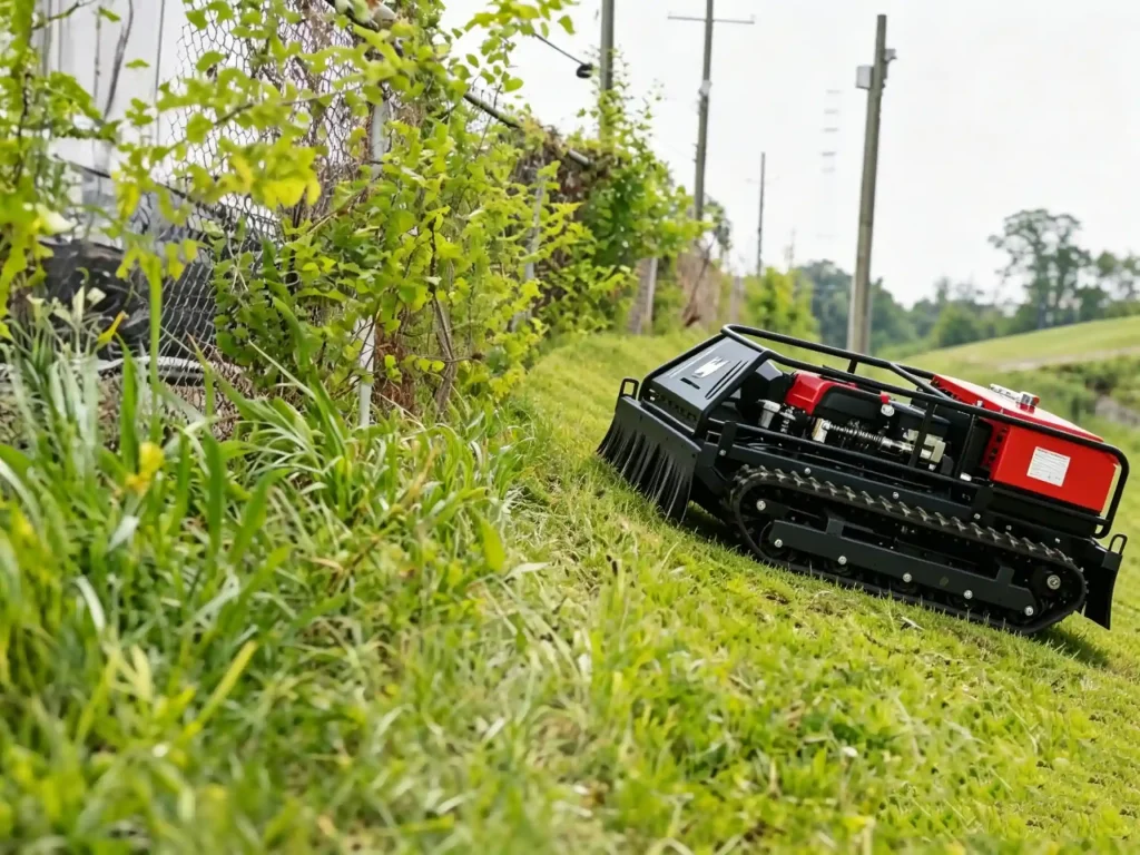 slope mower