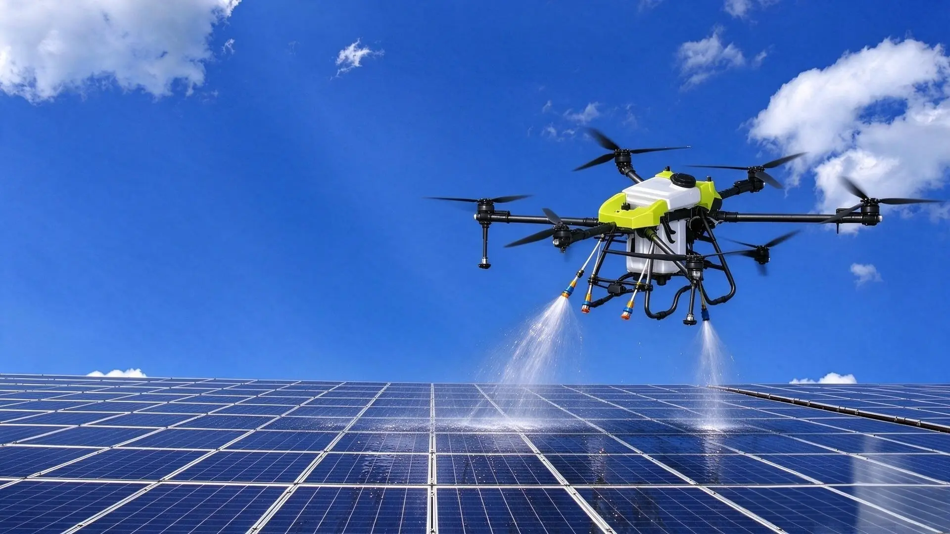 Photovoltaic-Cleaning-Drone